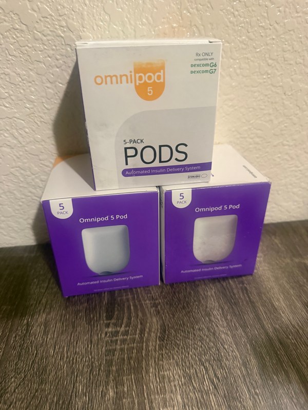 Omnipod 5 pods boxes